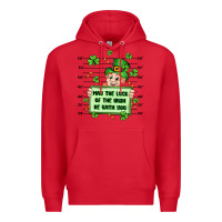 Red may the luck of the irish be with you Premium Hoodie - Artiststas