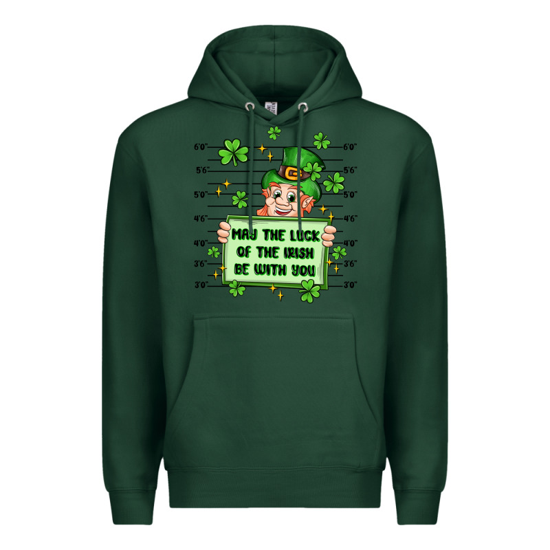 May The Luck Of The Irish Be With You Premium Hoodie by Artiststas | Teevron