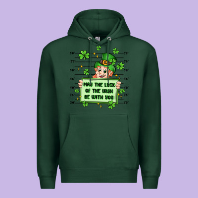 May The Luck Of The Irish Be With You Premium Hoodie Designed By Artiststas