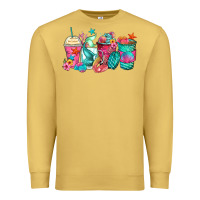 Antique Gold mermaid tail coffee cups Premium Sweatshirt - Zillion Design Studio