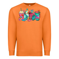Carrot mermaid tail coffee cups Premium Sweatshirt - Zillion Design Studio