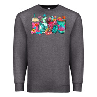 Charcoal Heather mermaid tail coffee cups Premium Sweatshirt - Zillion Design Studio