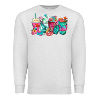 Oatmeal Heather mermaid tail coffee cups Premium Sweatshirt - Zillion Design Studio