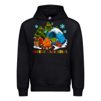 Black merry Christmas camp Urban Hoodie - AdoDesignShop