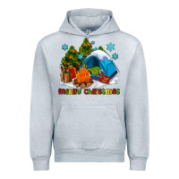 Heather Grey merry Christmas camp Urban Hoodie - AdoDesignShop