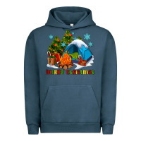Pigment Midnight Navy merry Christmas camp Urban Hoodie - AdoDesignShop