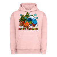Pigment Salmon merry Christmas camp Urban Hoodie - AdoDesignShop