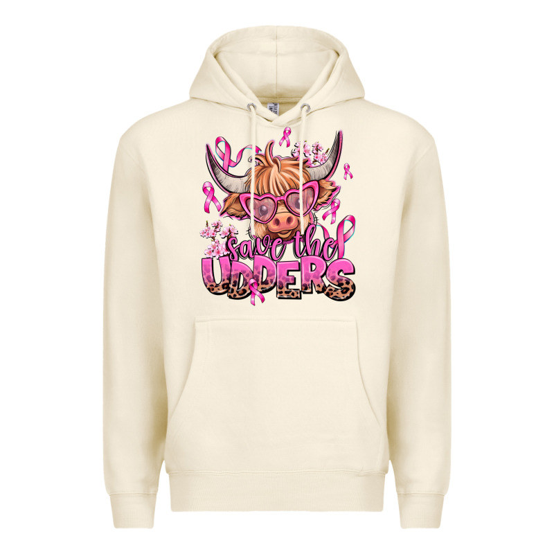 Save The Udders Premium Hoodie by AdoDesignShop | Teevron