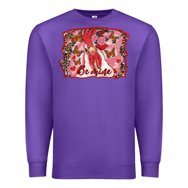 Be Mine Rooster Premium Sweatshirt by RanaPortraitStore | Teevron