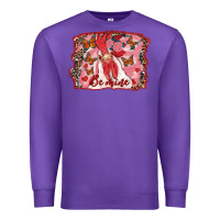 Purple Be Mine Rooster Premium Sweatshirt - RanaPortraitStore