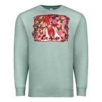 Seafoam Be Mine Rooster Premium Sweatshirt - RanaPortraitStore