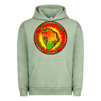 Pigment Oil Green juneteenth  coasters Urban Hoodie - AdoDesignShop