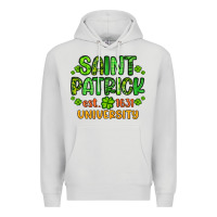 Dove Grey saint patrick university Premium Hoodie - Artiststas