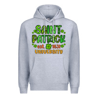 Heather Grey saint patrick university Premium Hoodie - Artiststas