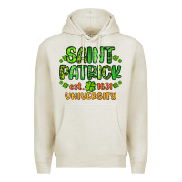 Oatmeal Heather saint patrick university Premium Hoodie - Artiststas
