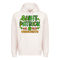 Pale Pink saint patrick university Premium Hoodie - Artiststas