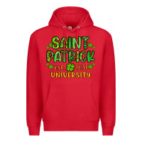 Red saint patrick university Premium Hoodie - Artiststas