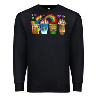 Black lgbtq coffee drinks Premium Sweatshirt - texasbilliewilder