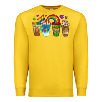 Lemon lgbtq coffee drinks Premium Sweatshirt - texasbilliewilder