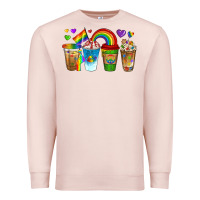 Pale Pink lgbtq coffee drinks Premium Sweatshirt - texasbilliewilder