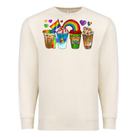 Sandshell lgbtq coffee drinks Premium Sweatshirt - texasbilliewilder