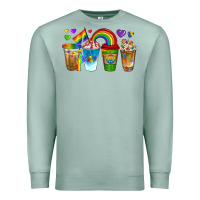 Seafoam lgbtq coffee drinks Premium Sweatshirt - texasbilliewilder