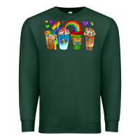 Sports Green lgbtq coffee drinks Premium Sweatshirt - texasbilliewilder