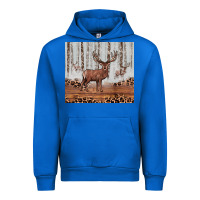 Cobalt reinder Urban Hoodie - JahusDesignShop