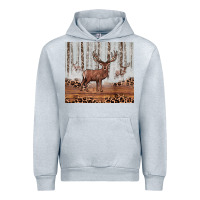 Heather Grey reinder Urban Hoodie - JahusDesignShop