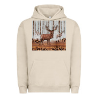 Pigment French Oak reinder Urban Hoodie - JahusDesignShop