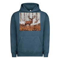 Pigment Midnight Navy reinder Urban Hoodie - JahusDesignShop