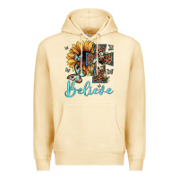 Pina Colada believe leopard cross sunflower butterfly Premium Hoodie - JahusDesignShop