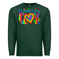 Sports Green its okay to say gay Premium Sweatshirt - texasbilliewilder