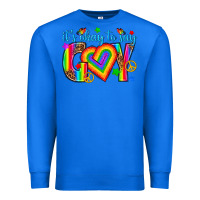 True Royal its okay to say gay Premium Sweatshirt - texasbilliewilder