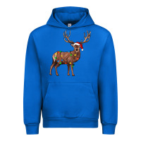 Cobalt reindeer Urban Hoodie - JahusDesignShop