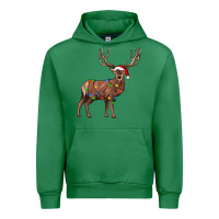 Emerald reindeer Urban Hoodie - JahusDesignShop
