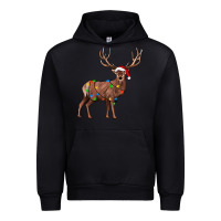 Foreset Green reindeer Urban Hoodie - JahusDesignShop