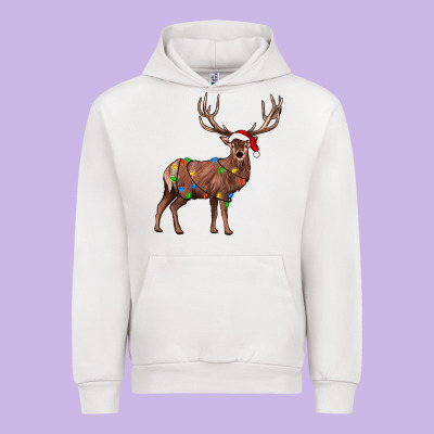 Reindeer Urban Hoodie Designed By Jahusdesignshop