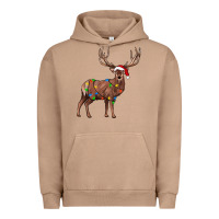 Pigment Burro reindeer Urban Hoodie - JahusDesignShop