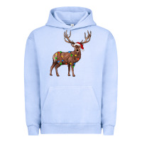 Pigment Grape Ice reindeer Urban Hoodie - JahusDesignShop