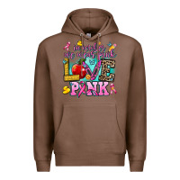 Chestnut in october we wear pink love pink Premium Hoodie - AdoDesignShop