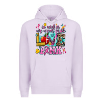 Lilac in october we wear pink love pink Premium Hoodie - AdoDesignShop