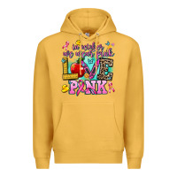 Mustard in october we wear pink love pink Premium Hoodie - AdoDesignShop