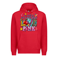 Red in october we wear pink love pink Premium Hoodie - AdoDesignShop