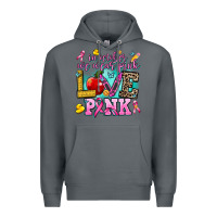 Rock in october we wear pink love pink Premium Hoodie - AdoDesignShop