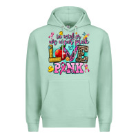 Seafoam in october we wear pink love pink Premium Hoodie - AdoDesignShop