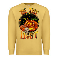 Antique Gold Be the light Premium Sweatshirt - RanaPortraitStore