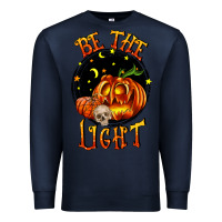 Navy Be the light Premium Sweatshirt - RanaPortraitStore