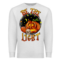 Oatmeal Heather Be the light Premium Sweatshirt - RanaPortraitStore