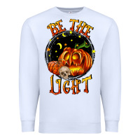 White Be the light Premium Sweatshirt - RanaPortraitStore